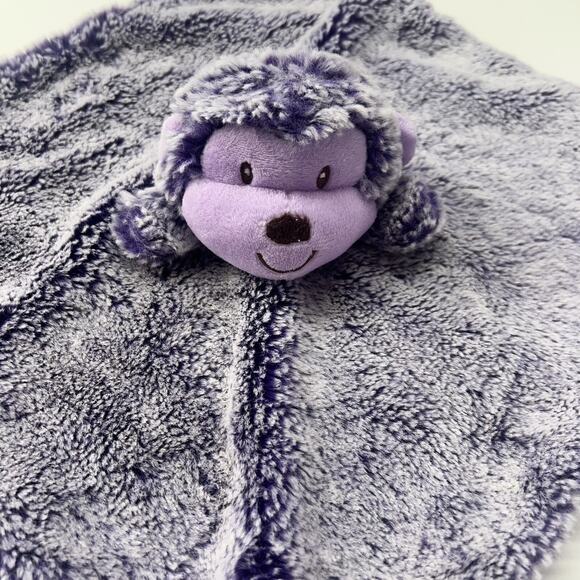 Animal Adventure Baby Lovey Purple Monkey Plush Security Blanket 2017 - Picture 2 of 4